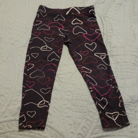 Gurls Heart print leggings - Picture 1 of 1